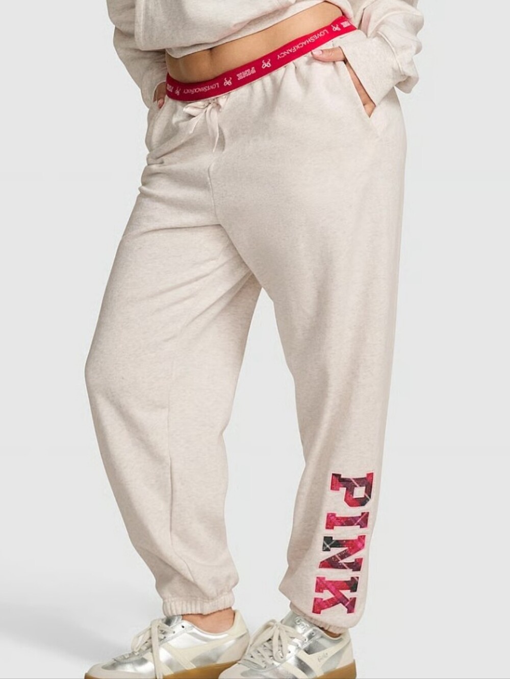PINK x Love Shack Fancy Jogger Sweatpants Sz Small NWT